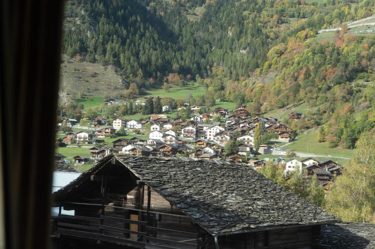 La Baraka Hotel Bagnes Bagian luar foto